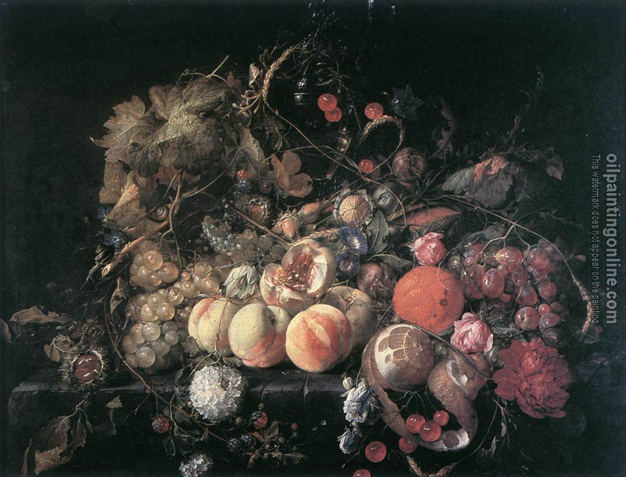 Heem, Cornelis de - Still-Life with Flowers and Fruit